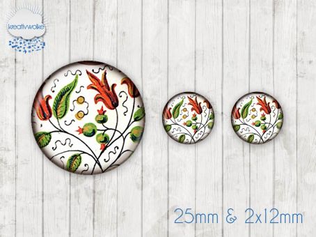 Motiv-Cabochon Set 051 