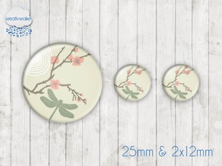 Motiv-Cabochon Set 058 