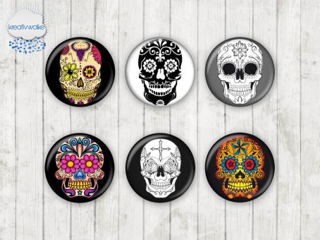 Motiv-Cabochons 1022 Totenkopf 